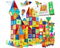 Sophie's Planet Magnetic Tiles - Magnetisch speelgoed 120 stuks - Vanaf 3 jaar