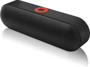NBY Krachtige Bluetooth Speaker - 10W Surround Sound Draadloze Luidspreker - 10 Meter Bereik & 12 Uur Draadloos Muziek Afspelen Zonder Opladen - Zwart