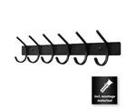 Living Nine Wandkapstok - 12 Haken - Zwart RVS - Kapstok - Hangend