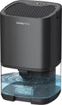 Living Nine Luchtontvochtiger - Tot 350 ml Vocht per dag - Slaapkamer & Badkamer - 2 in 1 Dehumidifier & Luchtreiniger - Zwart - LED kleuren