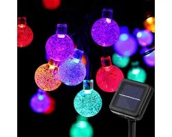 Living Nine Lichtsnoer - 5m - 30 LED's - Op Zonneenergie - Lichtslinger Buiten