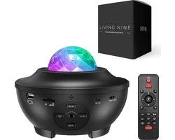 Living Nine Sterren Projector - Galaxy Projector - Sterrenhemel - Star Projector - Sterren Lamp - Starry Projector Light