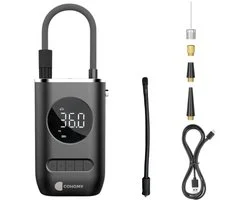 CoHomy - Elektrische Fietspomp - Bandenpomp Scooter Motor Auto - Draagbare luchtcompressor - Tot 10.8 bar - USB oplaadbaar