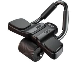 CoHomy - Ab Roller - Wheel Pro Max - Buikspier trainer - Buikspier wiel- LCD Display - USB oplaadbaar