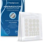 PurelyGoods® Pimple Patches – 144 stuks – Onzichtbare Acne Patches – 3 Formaten – Hydrocolloïde met Tea Tree Olie