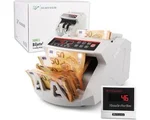 SCANNUM® - Biljettelmachine - 3-Voudig Valsgelddetectie - Geldtelmachine - 1000 Biljetten/minuut - Hendel - Geldteller - Geld teller