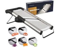 Kitchen Royal® - Mandoline - Groentesnijder en Uiensnijder - Multifunctioneel - Inclusief e-book