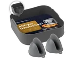 Kitchen Royal® - Airfryer Accessoires - Siliconen Bakje en Bakpapier - Geschikt voor XXL Ø 20.5cm