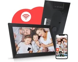 i4Goods® Frameo Digitale Fotolijst met WiFi – 10.1 inch – Photo Frame – IPS Touchscreen - HD+ - 16GB