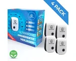 4 stuks i4Goods Ultrasone Ongedierte Verjager - Pest Reject - Muizenverjager - Vliegenverjager - Muggenstekker - Duurzaam & Veilig