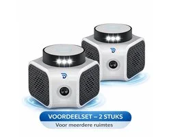 Muizenverjager 2 Stuks – Stopcontact – Ultrasoon – Voor Binnen – Zonder Gif – Veilig voor Huisdieren – Dhoent Products®